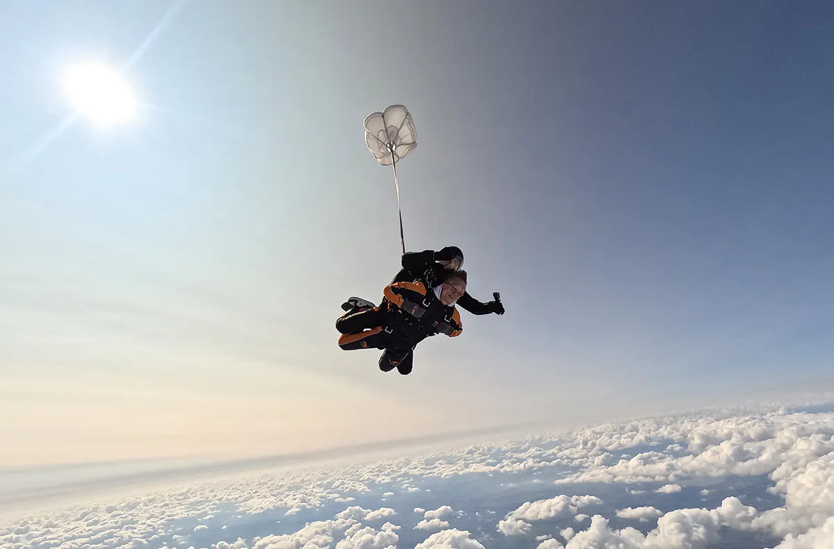 Fallschirm Tandemsprung in Most (Tschechien) - 10