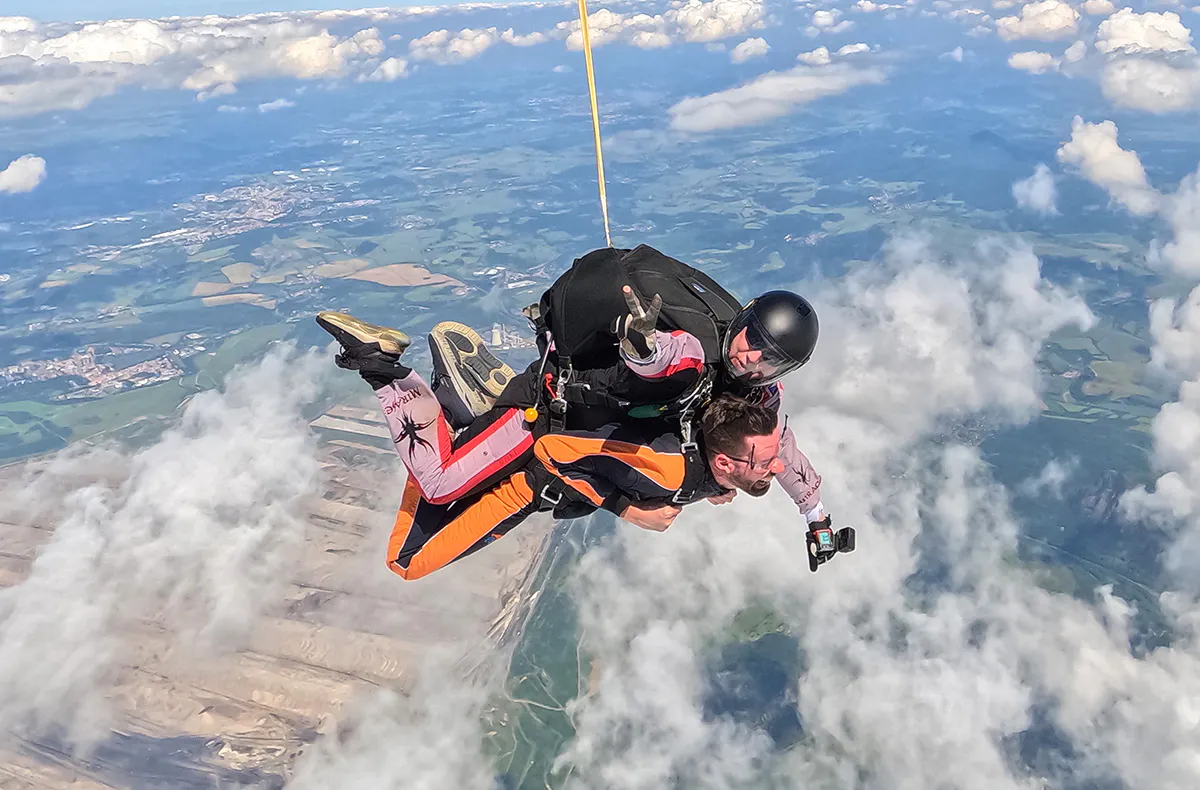 Fallschirm Tandemsprung in Most (Tschechien) - 7