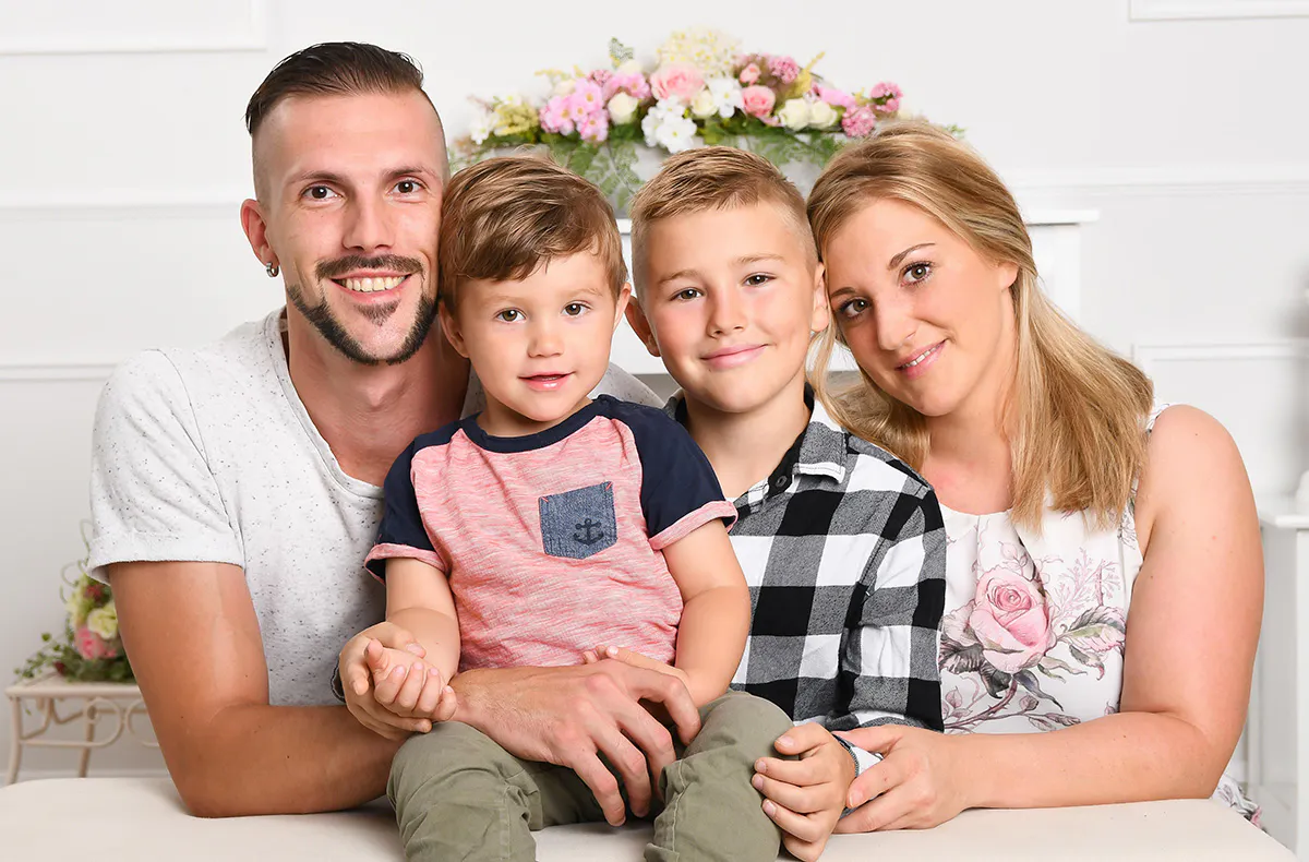 Familien Fotoshooting Berlin-Buch für 6 - 10