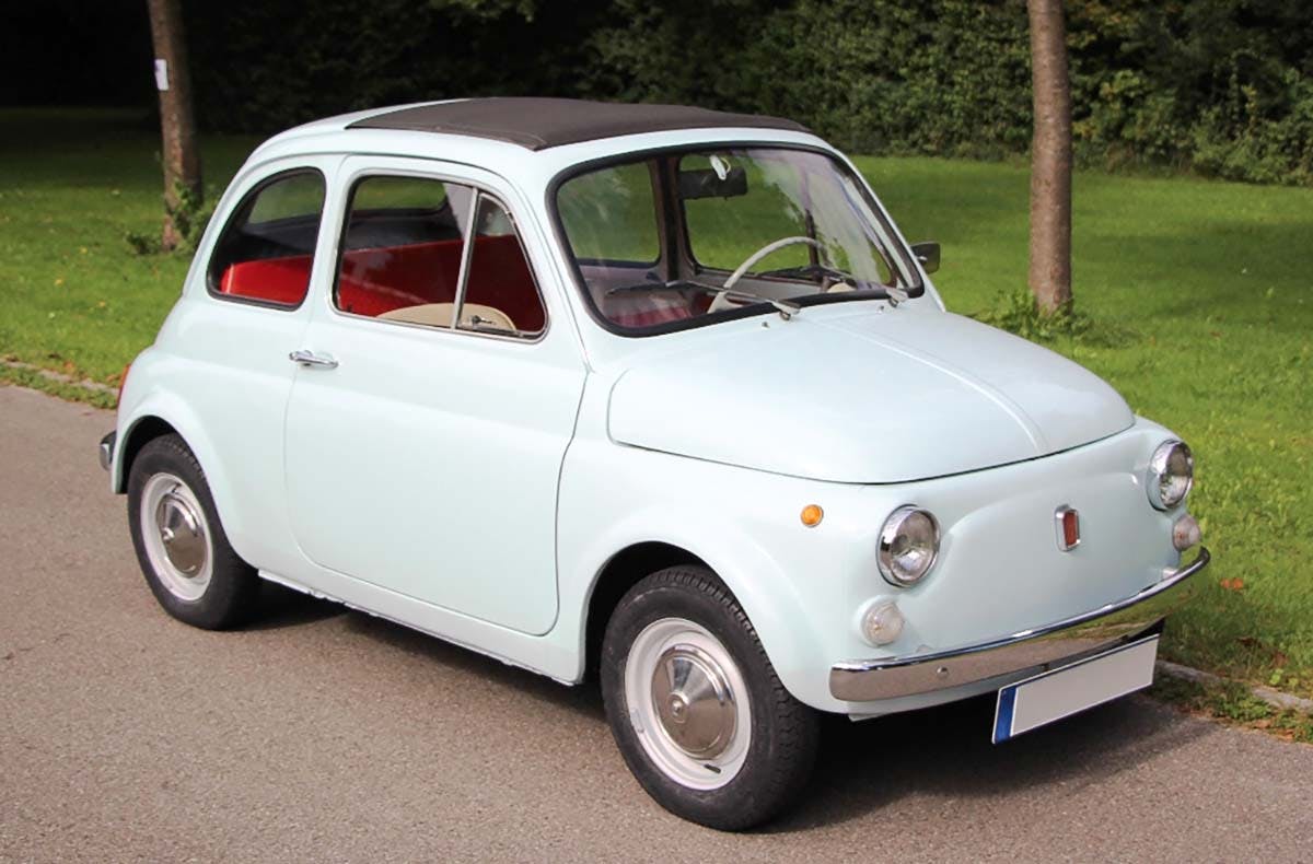 Oldtimer Fiat 500 fahren für 2 München