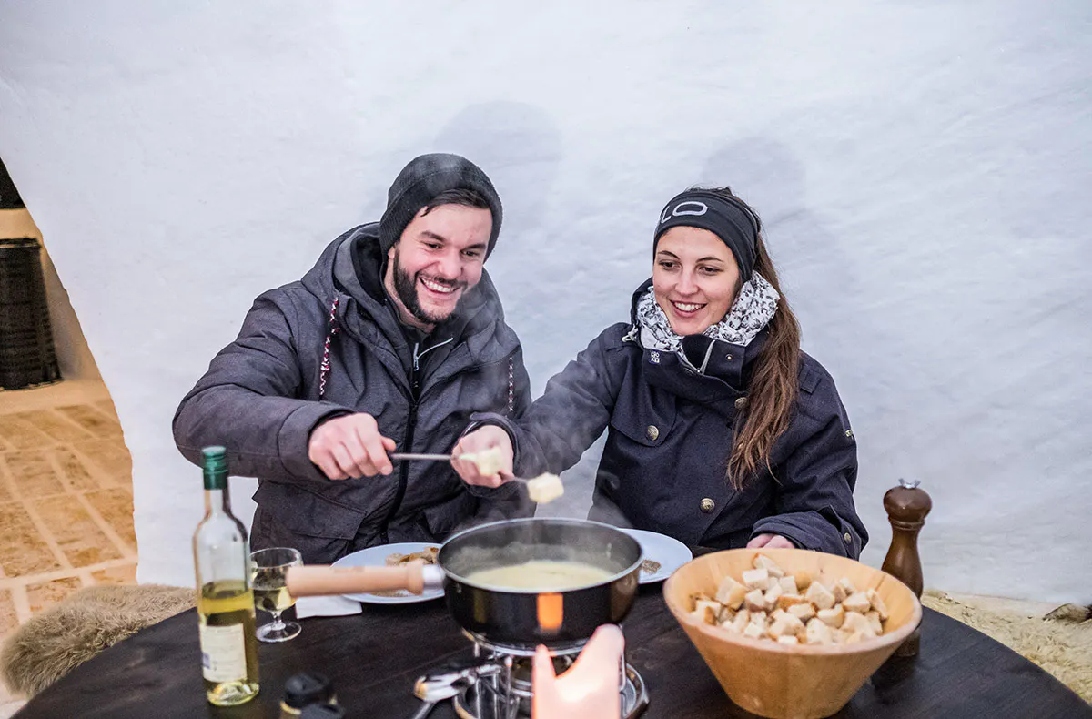 Fondue im Iglu Gstaad - 5