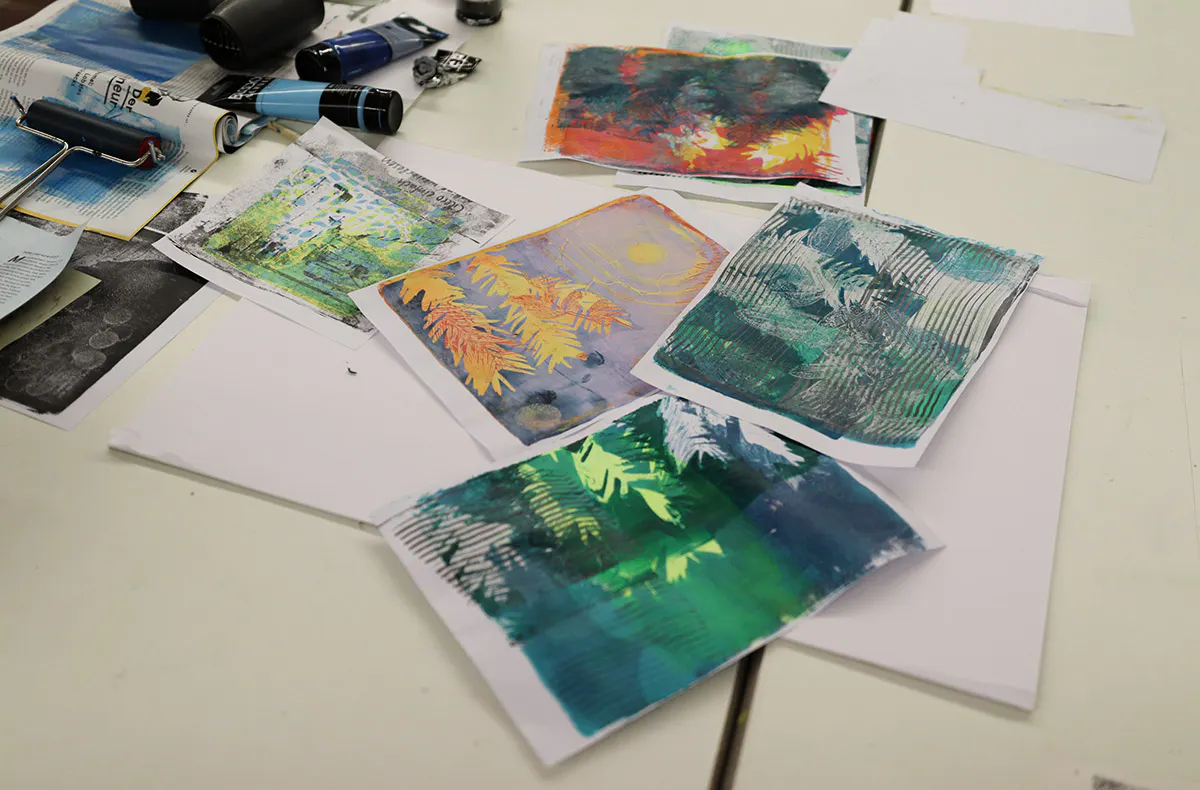 Gelli-Print Workshop München - 5