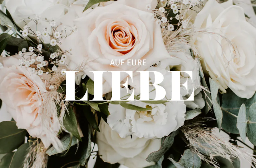 Flexibles Geschenk Hochzeit (Liebe)