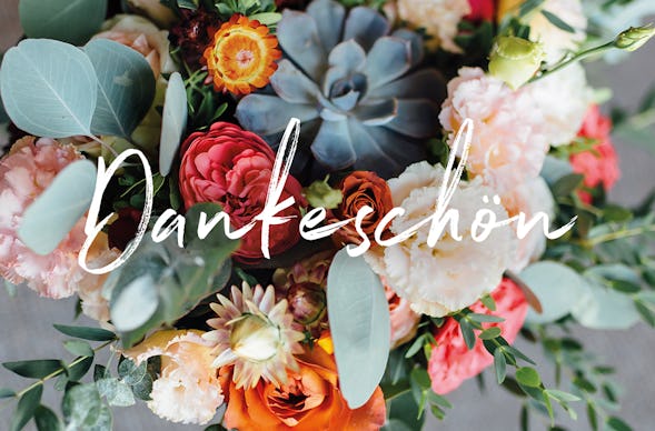 Flexibles Geschenk Danke