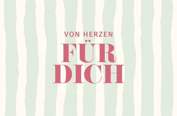 Flexibles Geschenk Für Dich - Streifen