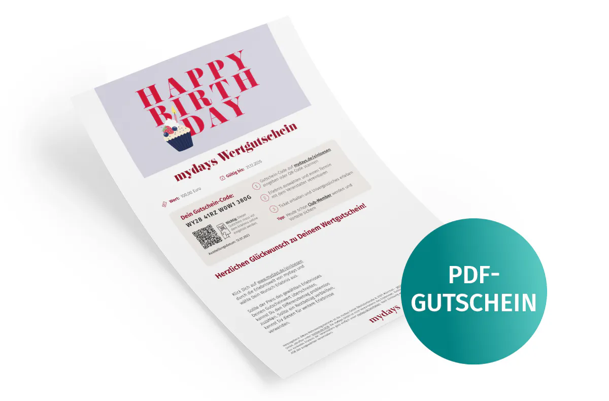 Flexibles Geschenk Happy Birthday (Muffin) - 5