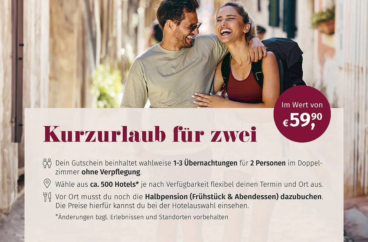 Geschenkbox Kurzurlaub für Zwei als PDF - 5