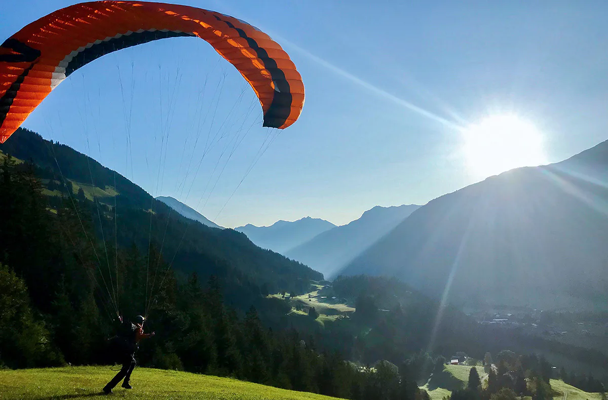 Gleitschirm Fliegen Bach - 3
