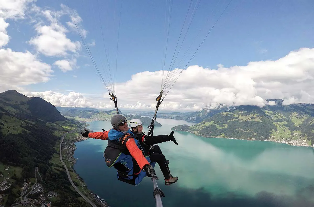 Gleitschirm Tandemflug Ennetbürgen - 5