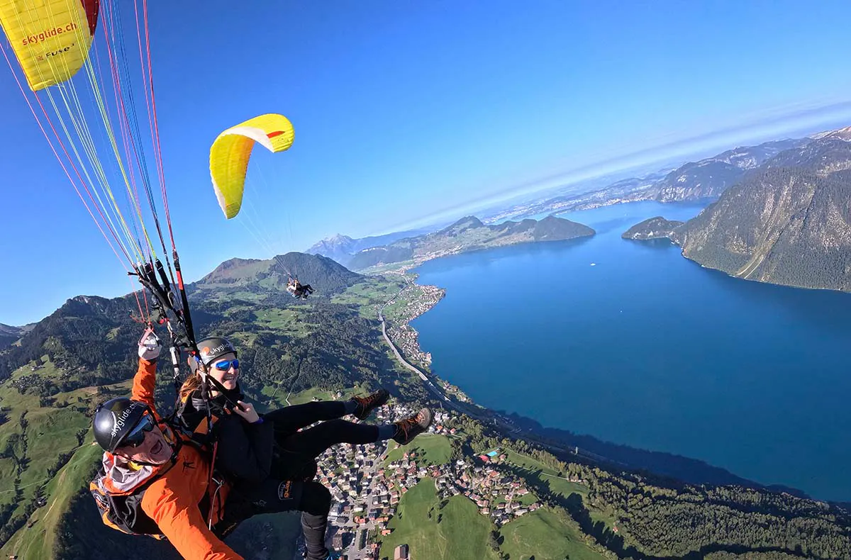 Gleitschirm Tandemflug Ennetbürgen - 6