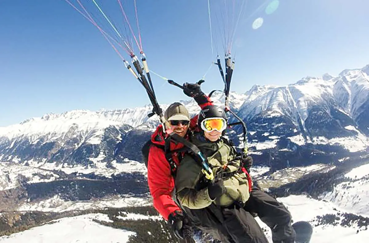 Gleitschirm Tandemflug Fiesch für 2 - 4