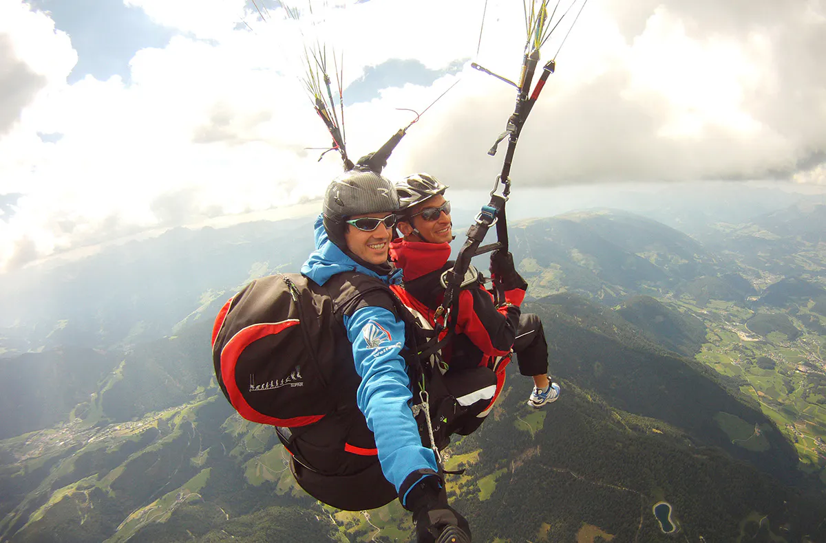 Gleitschirm Tandemflug Meransen für 2 - 7