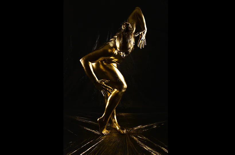 Vergoldungs-Bodypainting Farchant
