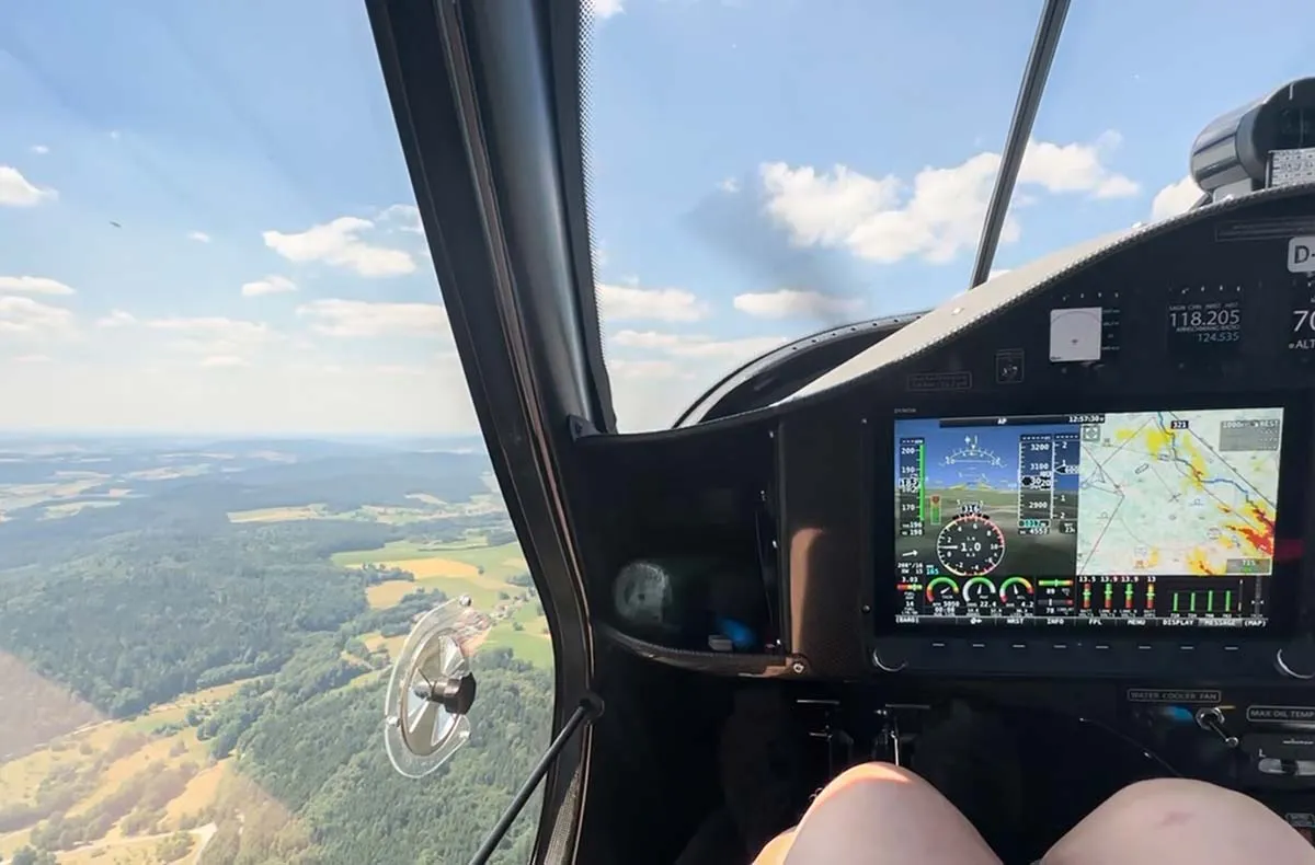 Höhenflug im Ultraleichtflugzeug Ippesheim - 5