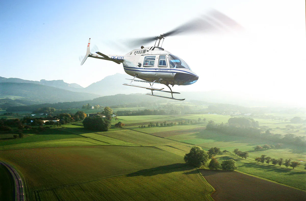 Hubschrauber Rundflug Wels für 4 - 1