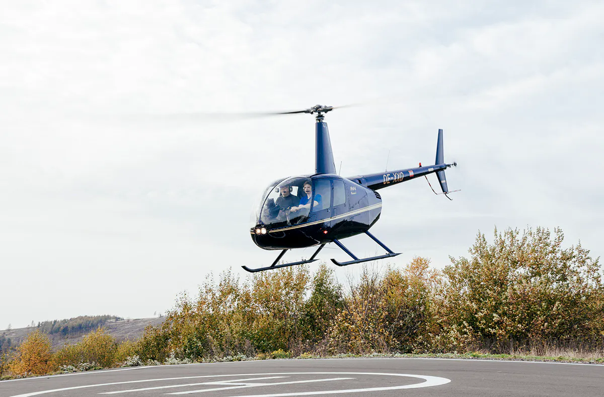 Hubschrauber Rundflug Würselen (30 Min.) - 5