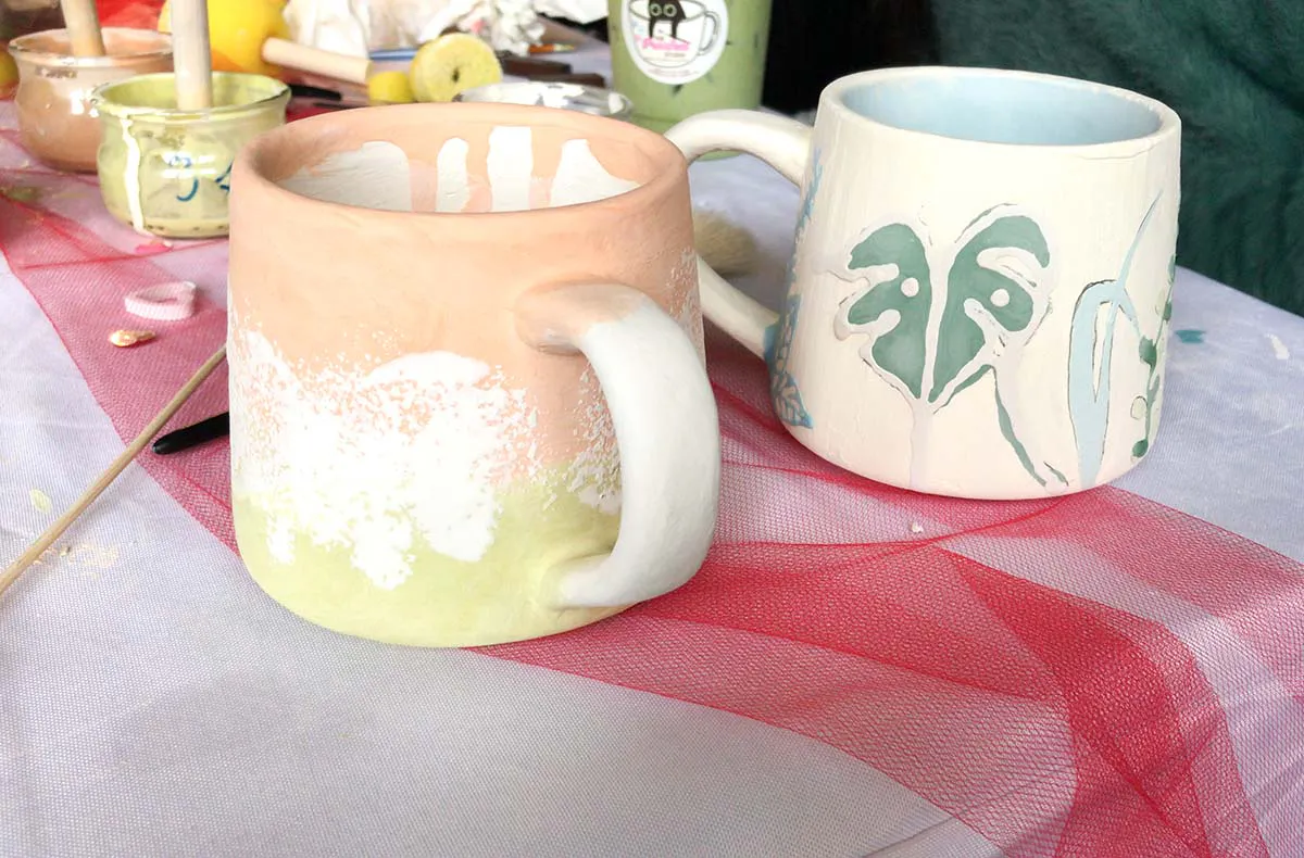 Keramik bemalen mit Matcha und Cocktails München - 5