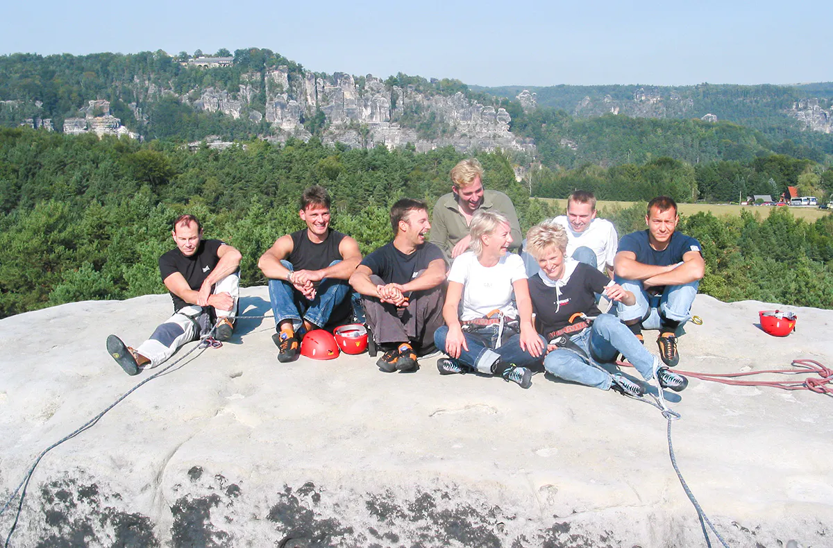 Kletterkurs im Klettergarten Rathen - 6