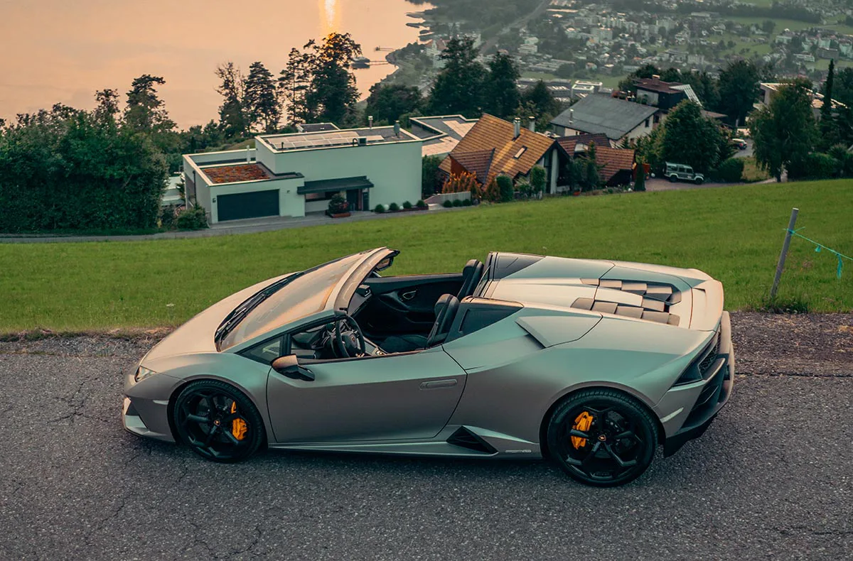 Lamborghini Huracan Evo Spyder fahren Widnau (3 Std.) - 5