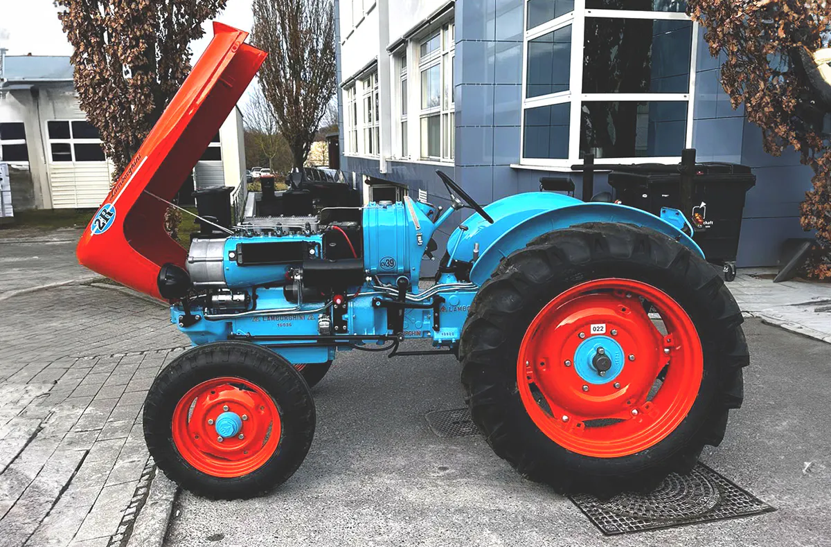 Lamborghini Traktor fahren Sindelfingen (Sonnenaufgang) - 5