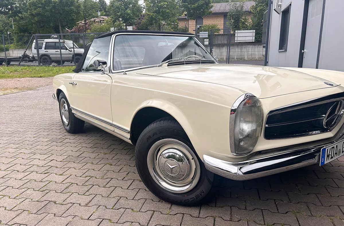 Mercedes Pagode 230 SL Cabrio fahren (4 Std.) Wenighösbach - 5