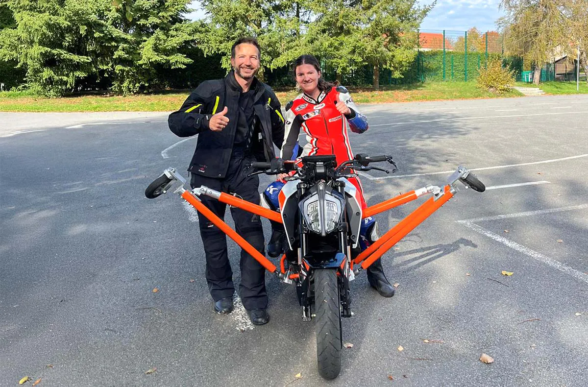Motorrad Schräglagentraining Oelsnitz - 5
