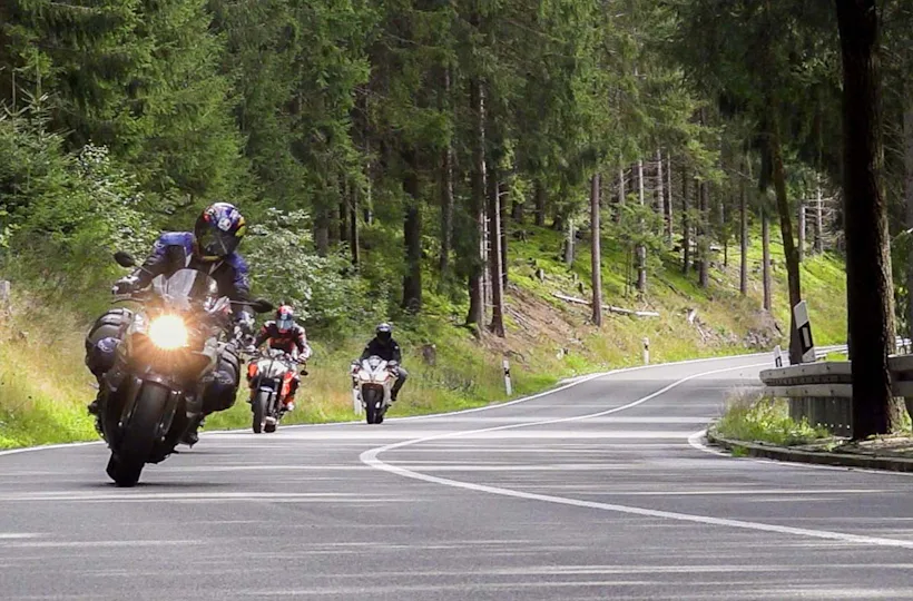 Motorradtraining Kurvenfahrt Koblenz