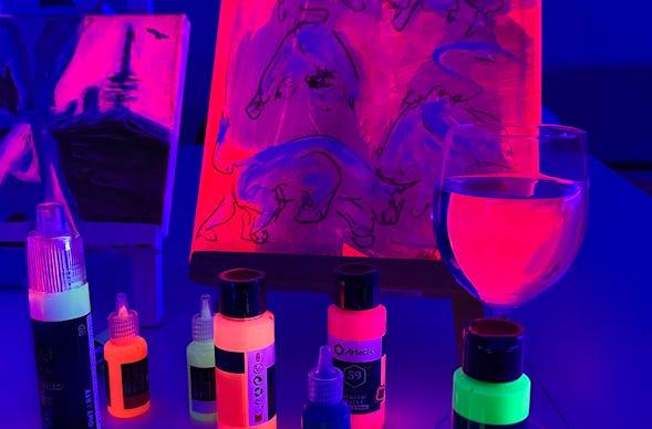 Painting in the dark Waltershausen