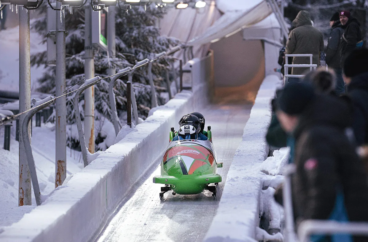 Rennbobtaxi Winter Altenberg - 1
