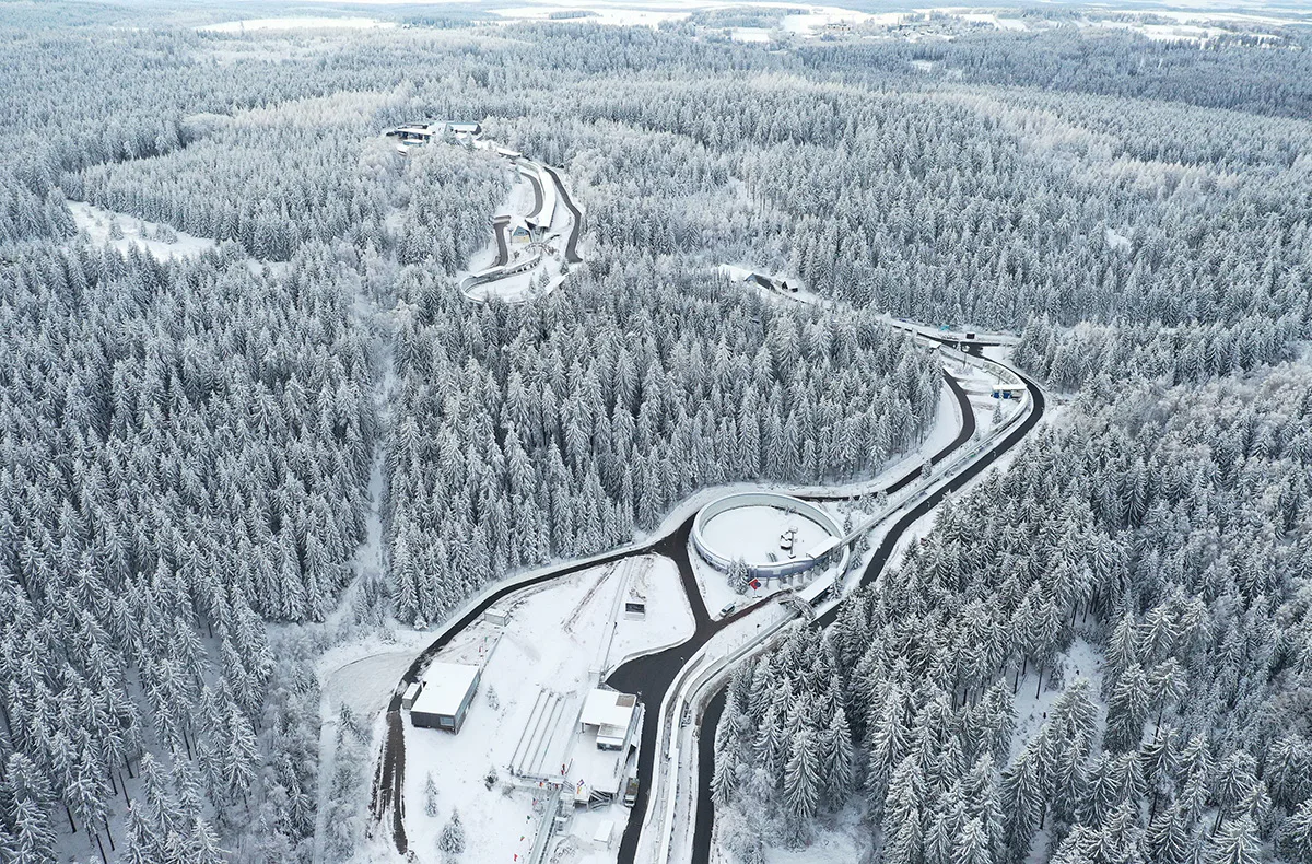 Rennbobtaxi Winter Altenberg - 3