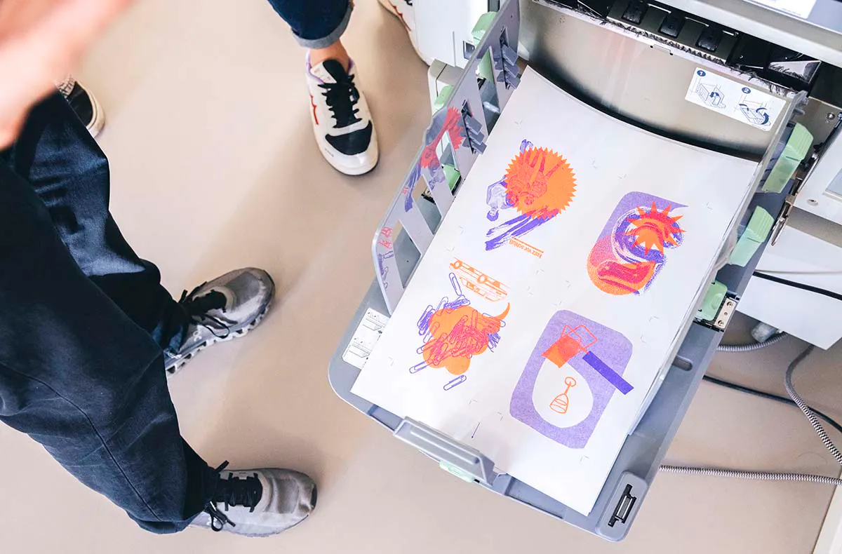 Risographie Workshop München - 8