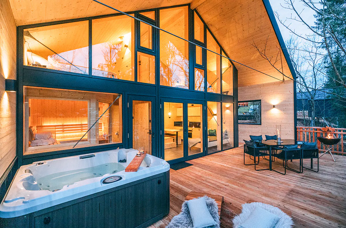 Romantikurlaub im Baumhaus Chalet für 2 (1 Nacht) - 6