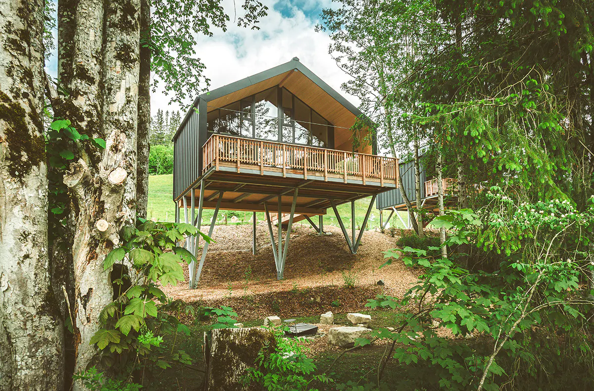 Romantikurlaub im Baumhaus Chalet für 2 (1 Nacht) - 9