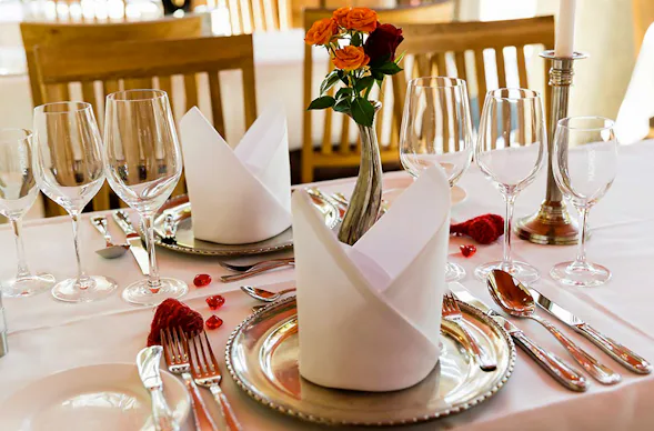 Romantisches Dinner Hamburg für 2