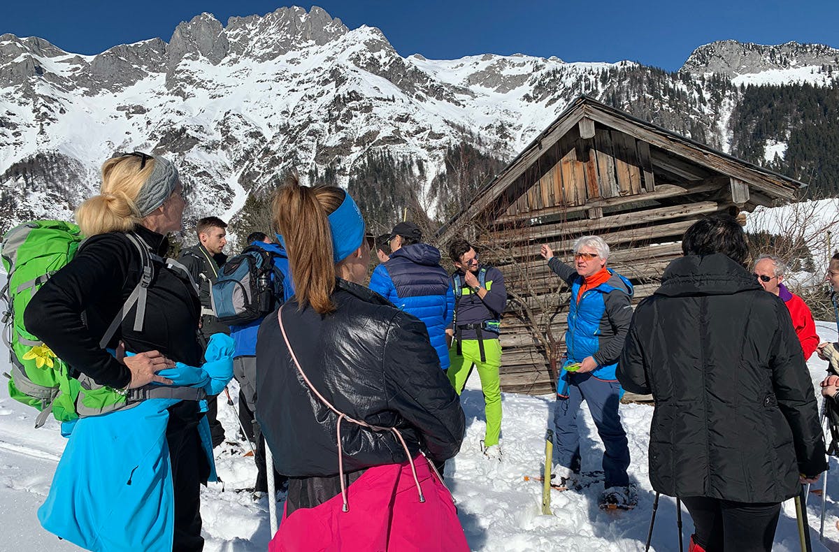 Schneeschuh wandern Lungötz für 2 - 5