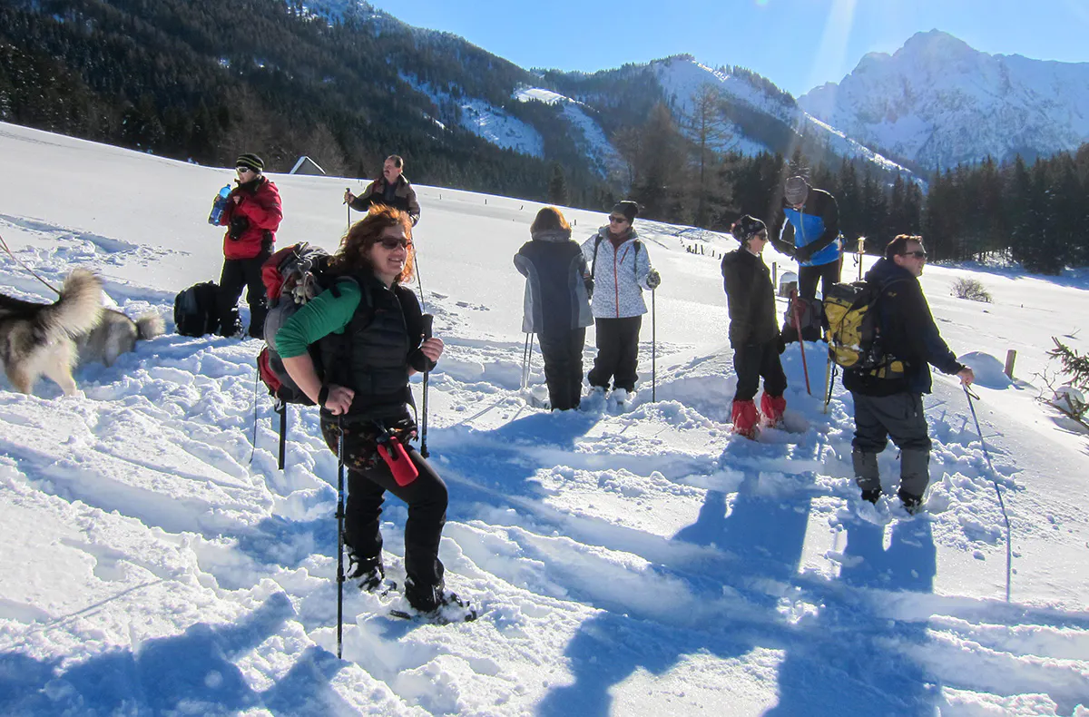 Schneeschuhwanderung Reichenau an der Rax - 5