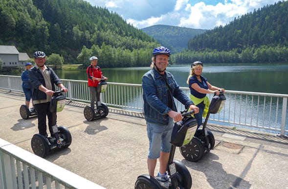 Segway fahren in Talsperre Leibis/Lichte