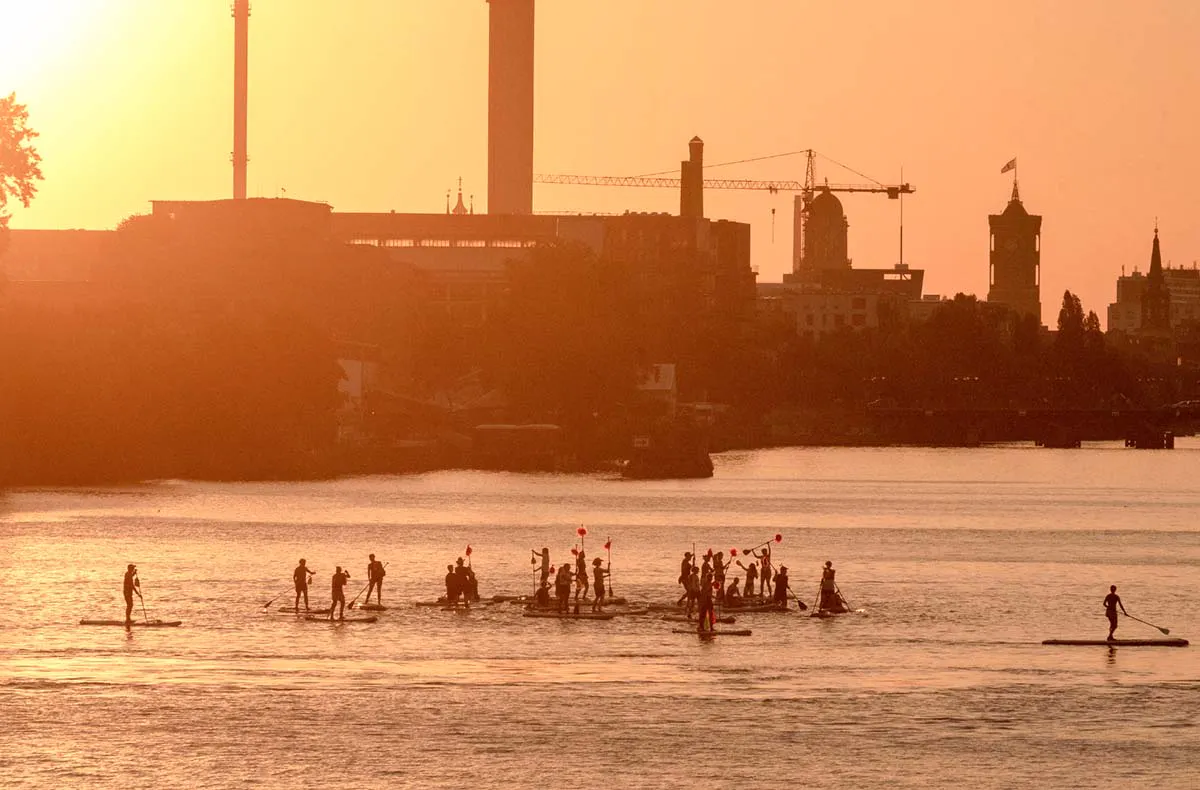SUP Sunset Tour Berlin (ca. 2,5 Std.) - 2