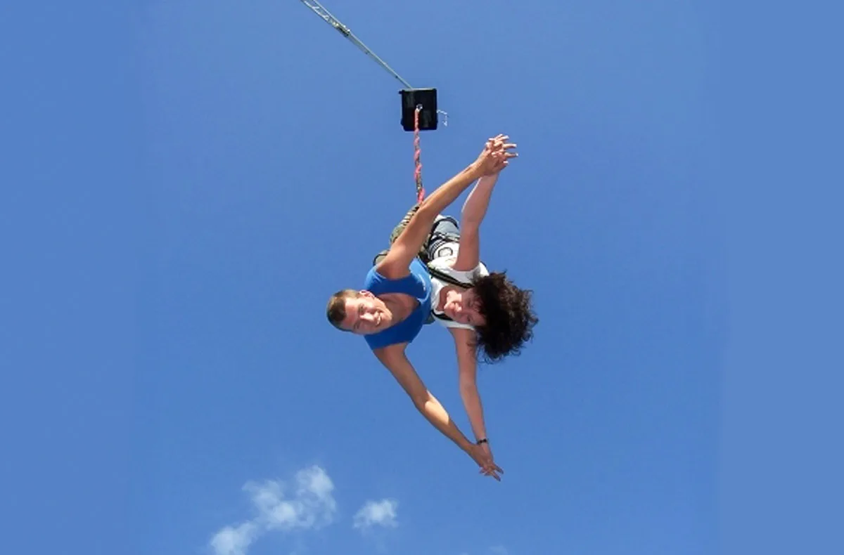 Tandem Bungee Jumping Berlin für 2 - 1
