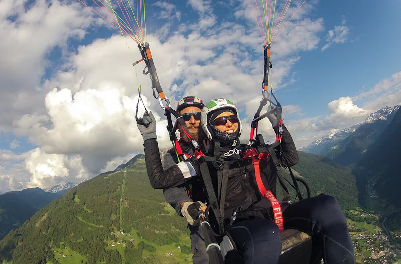 Gleitschirm Tandemflug Schruns
