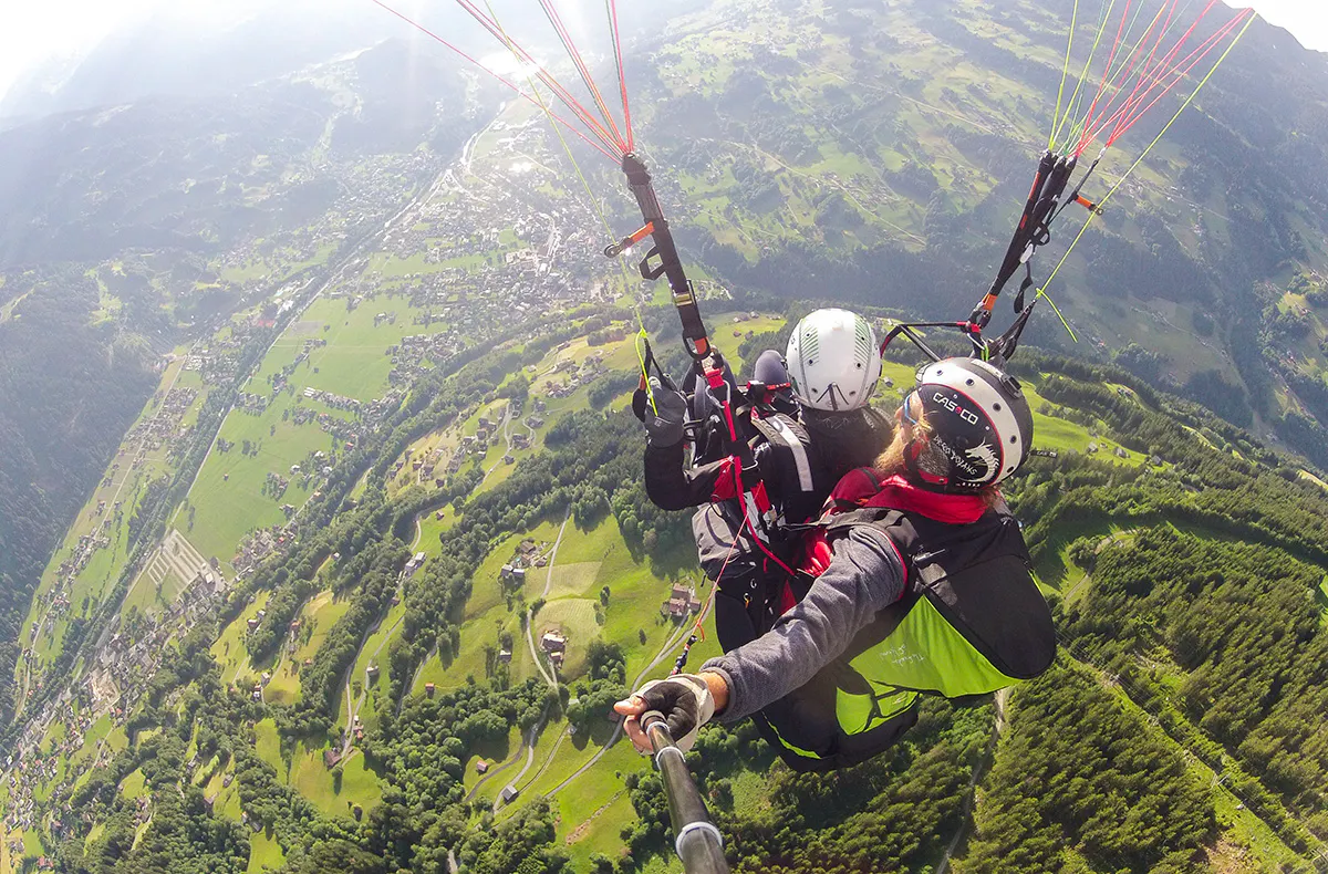 Gleitschirm Tandemflug St. Gallenkirch - 5