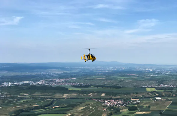 Tragschrauber-Rundflug Mosbach (60 Min.)