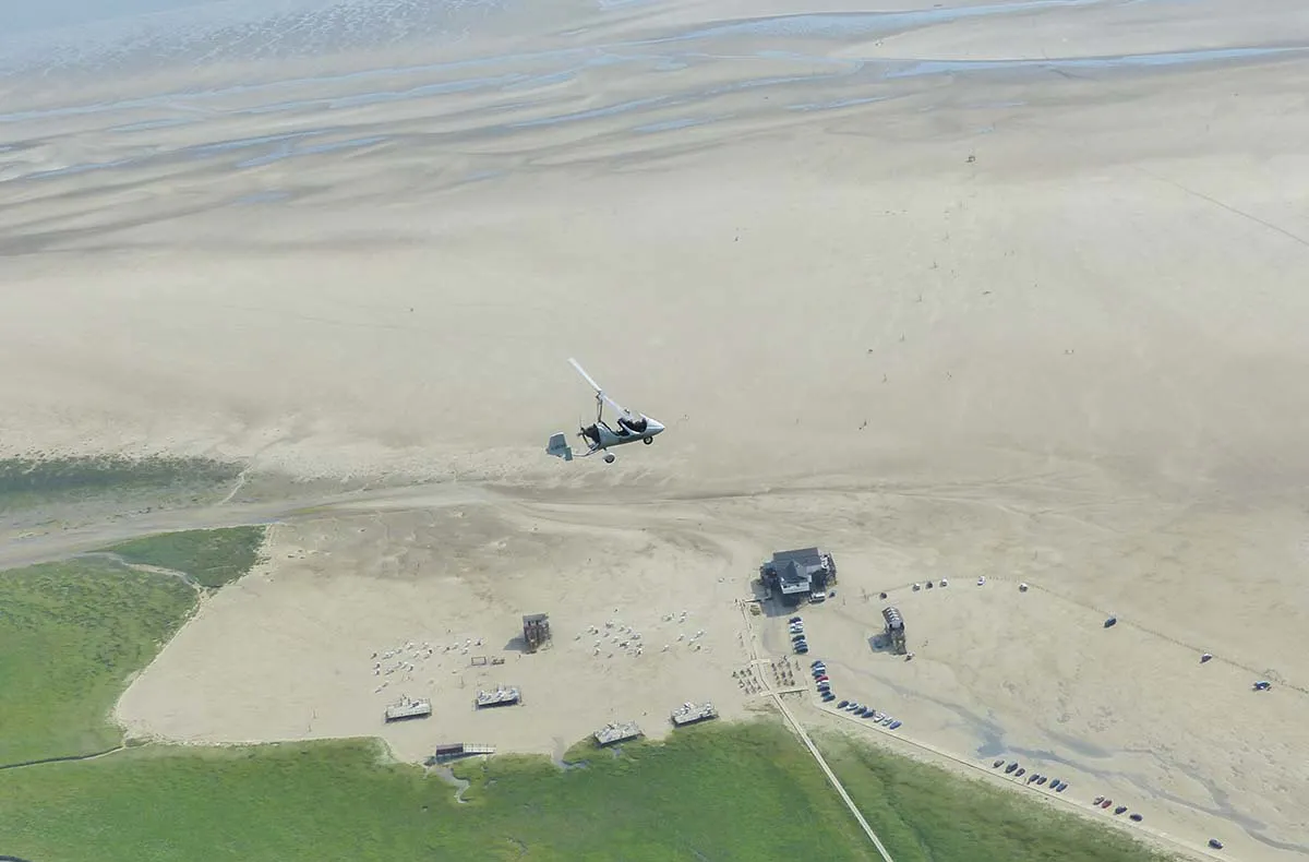 Tragschrauber Rundflug Heide/Büsum (30 Min.) - 5