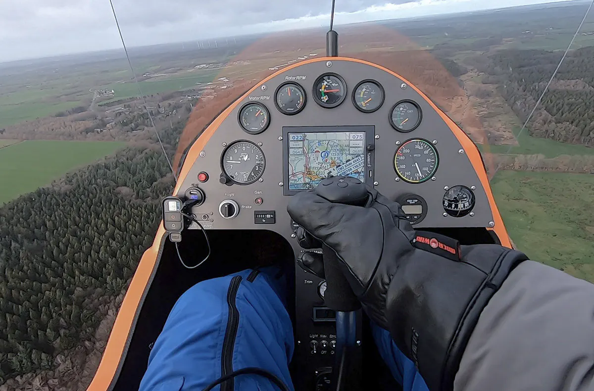 Tragschrauber Rundflug Hörsten - 7