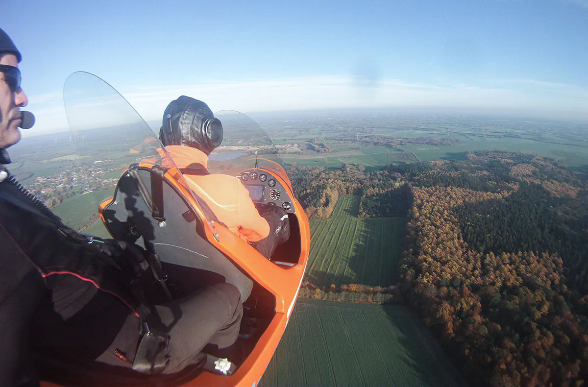 Tragschrauber Rundflug Hohenlockstedt - 6