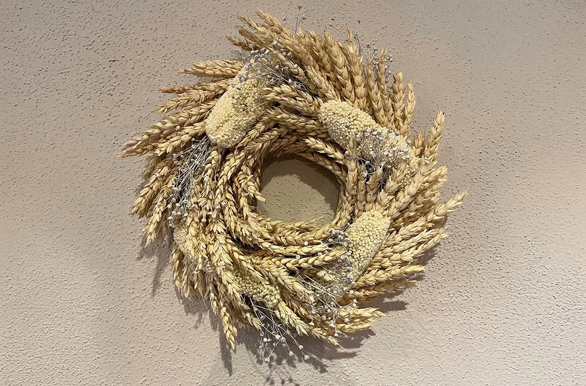 Trockenblumen Türkranz selber machen Neuburg a.d.Donau - 5
