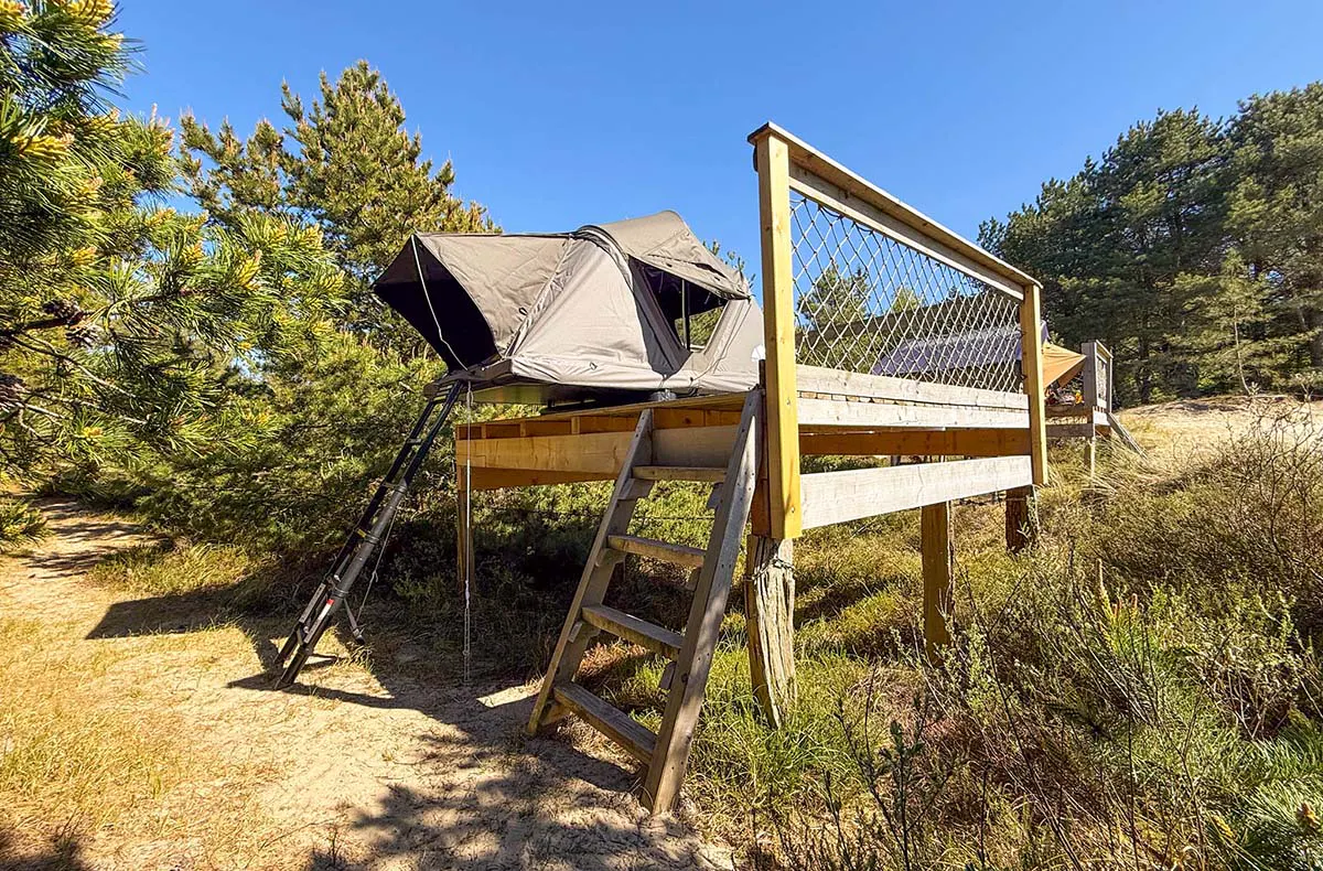 Außergewöhnlich Übernachten im Dachzelt Amrum für 2 - 10