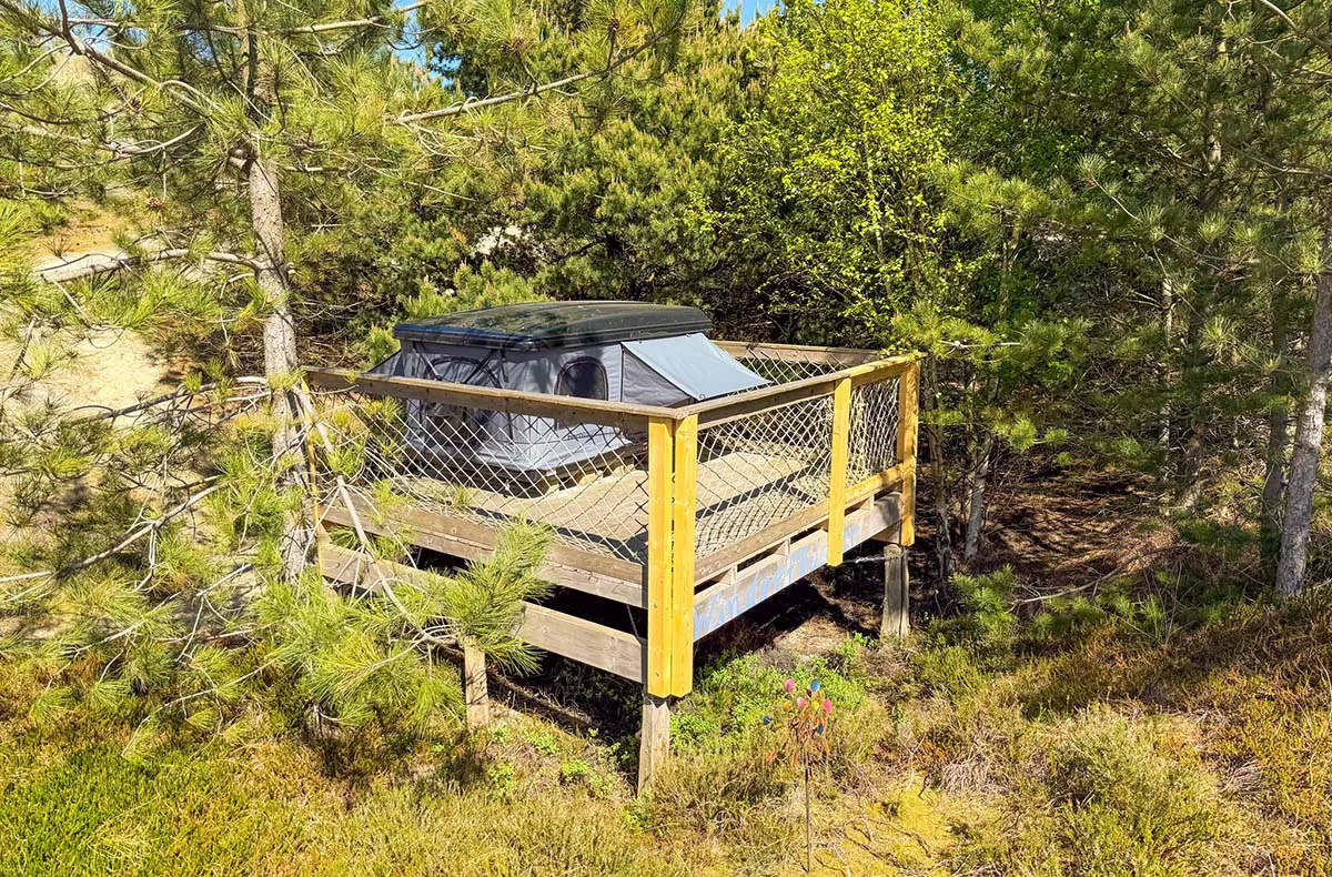 Außergewöhnlich Übernachten im Dachzelt Amrum für 2 - 11
