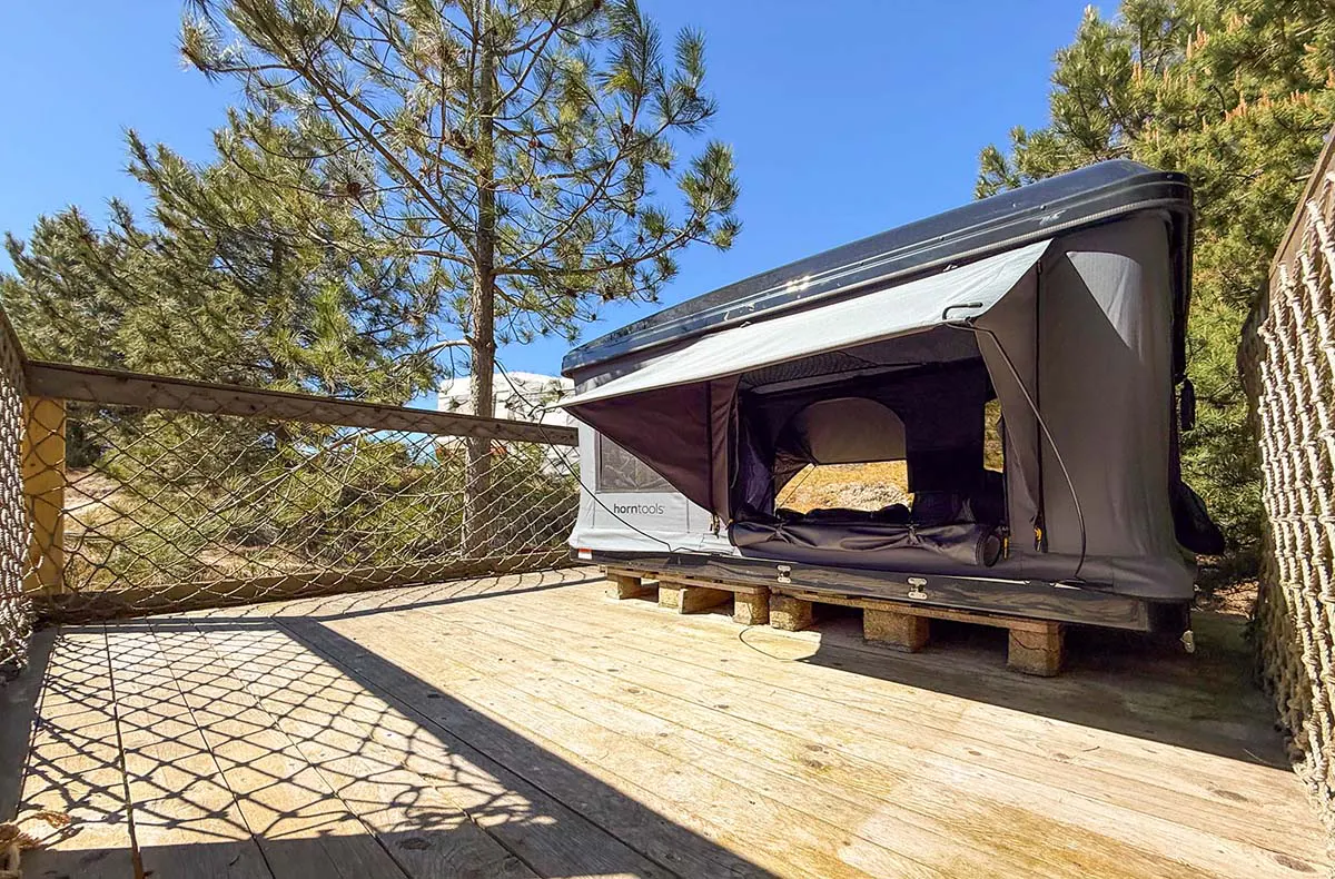 Außergewöhnlich Übernachten im Dachzelt Amrum für 2 - 5