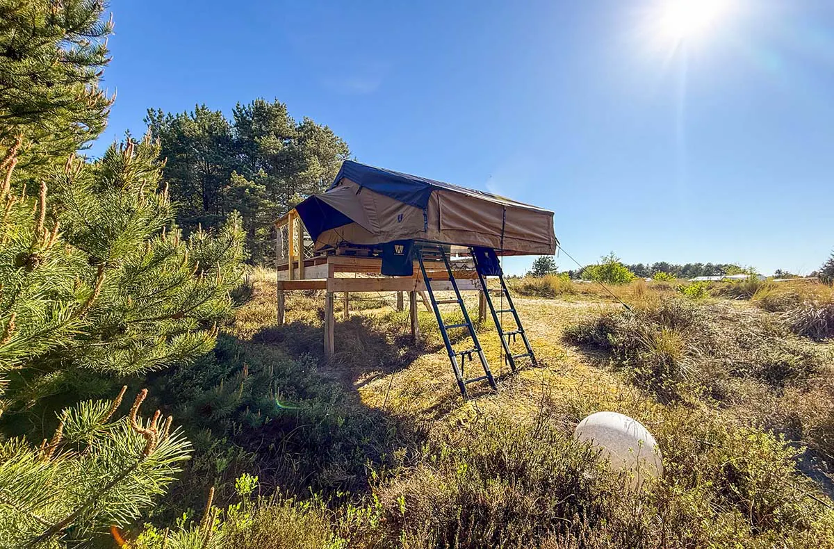 Außergewöhnlich Übernachten im Dachzelt Amrum für 2 - 9
